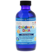 美国挪威中鱼nordicnaturals婴幼儿童鳕鱼，鱼油dha119ml