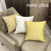 黄白撞色抱枕三件套现代沙发客厅样板间轻奢靠垫靠包腰枕