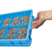 零件盒分格箱塑料盒子配件分类隔盒物料螺丝箱工具收纳周转箱