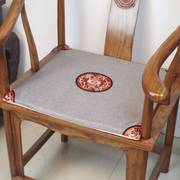 中式沙发垫红木餐椅垫实木皇宫椅子垫圈椅坐垫榻榻米垫薄款防滑垫