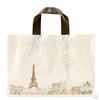 时尚巴黎埃菲尔铁塔服装袋烘焙包装塑料袋袋手提袋10个
