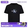 自营Calvin Klein男士印花棉圆领T恤短袖CK百搭上衣活力穿搭