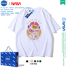 NASA联名骷髅头短袖夏季宽松百搭设计感T恤情侣款小众半袖潮