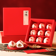 御茶膳房寿桃馒头礼盒，老人生日蛋糕贺寿祝寿传统糕点心送长辈礼物