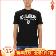 Dsquared2男装logo印花修身短袖T恤