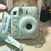 拍立得保护套instax mini12相机保护壳富士相机水晶壳收纳套装