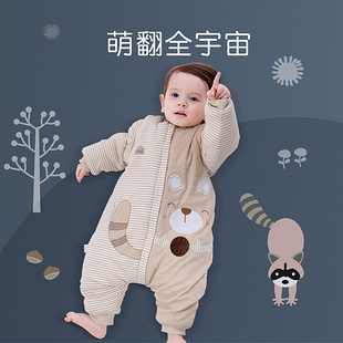 婴儿睡觉工具防踢被宝宝儿童多功能睡袋3个月1-2岁冬季小童小孩子
