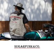 sugarfunk全棉古巴领条纹夏威夷半袖，衬衫美式复古阿美咔叽机车