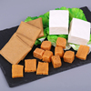 仿真豆腐块模型假臭豆腐道具塑料食品营养食物菜品模型道具玩具