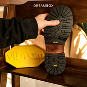 钧博贴底服务vibram橡胶底片，防滑耐磨前掌后跟，真皮鞋底贴片