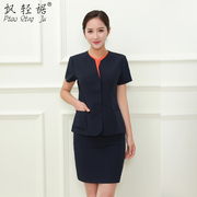 夏季中国移动工装女套装职业装，时尚女士套裙ol商务面试正装工作服