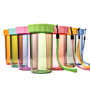 特百惠夏季水杯雅致塑料便携创意防漏运动儿童学生随手杯子300ml