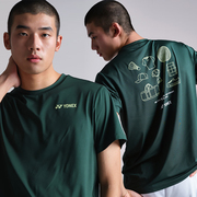 24春夏韩国YONEX尤尼克斯羽毛球服男女速干吸汗基础款T恤短袖