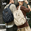 Lee潮牌双肩包男大容量背包大学生电脑包高中初中生书包女旅行包