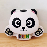 出口美国小tk品牌熊猫造型，儿童早教机按钮音乐动物颜色认知学习机