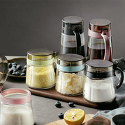 调料盒套装盐罐调料罐玻璃调料瓶厨房家用组合装收纳盒味精调味罐