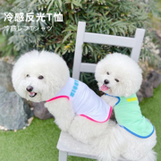 日本宠物服装，夏季冷感衣服犬猫通用中小型狗狗速干夜光衣