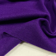 进口纯羊毛针织布料秋冬紫色弹力柔软细羊毛衫连衣裙上衣服装面料
