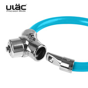 ULAC优力自行车锁圈锁防盗钢缆锁山地公路单车便携迷你环形锁骑行