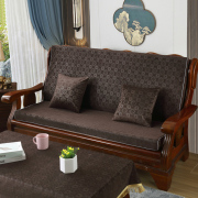 红木沙发垫坐垫带靠背木质加厚防滑海绵老中式实木头坐垫靠垫一体