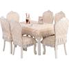 欧式餐椅垫桌布布艺，长方形餐桌椅子，套罩圆餐桌布椅套椅垫套装家用