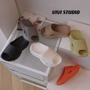 VIVI亲子装「椰子潮鞋」2023夏款童装超软凉鞋拖鞋