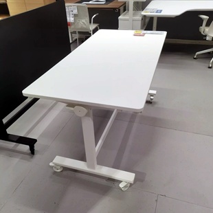宜家米特丛带脚轮的可折叠桌子多功能办公桌电脑桌移动学习桌