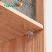 FaSoLa免打孔隔板托层板托隔板固定支架鞋柜衣柜书架分层固定托