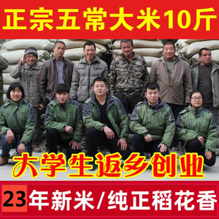 2023年新米黑龙江东北五常大米稻花香米农家自产粥米不抛光10斤