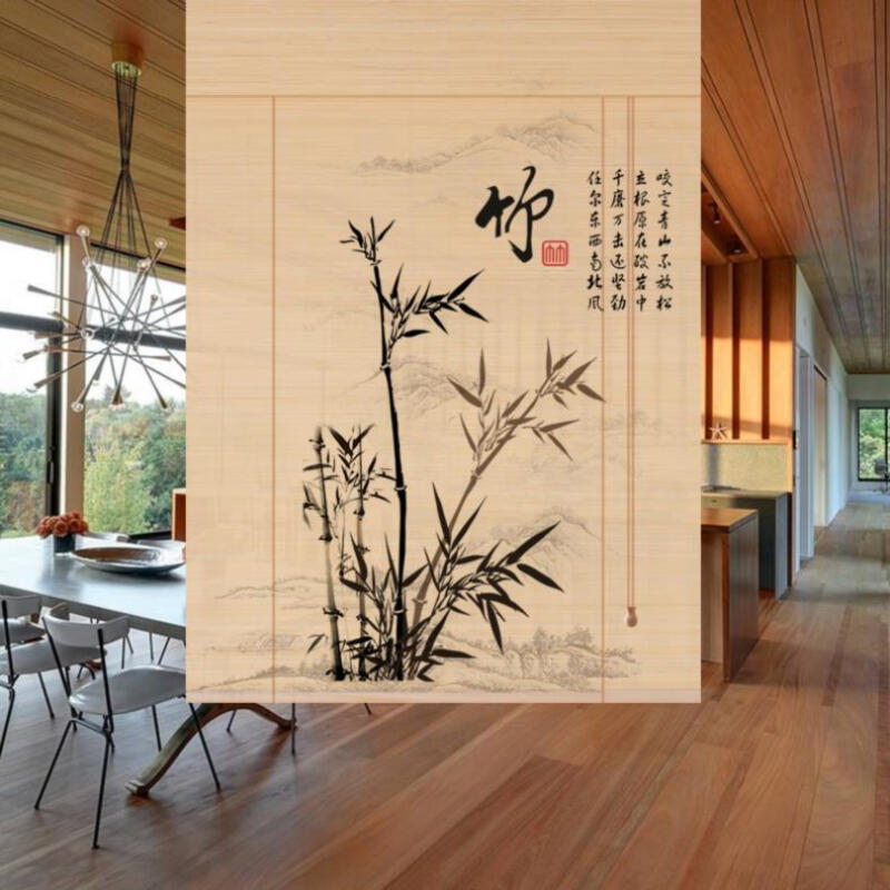 茶道帘遮阳禅意帘子玄关帘卧室仿古书法画悬挂厚实折叠式挂帘田园|ruв категории домашний ткань, занавес, занавес и аксессуары, занавес/занавес - от Buy2taobao.com для оказания профессиональной услуги покупки агента Taobao