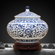 手工拉坯青花瓷，韵釉里红釉，景德镇制
