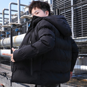外套男冬季2021韩版潮流面包羽绒棉衣服加绒加厚帅气短款棉袄