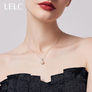 lelcs999纯银转运福袋项链，女天然和田玉足银锁骨，链高级感颈链配饰