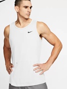耐克男子速干健身跑步篮球运动休闲印花无袖背心T恤 AR6070-100