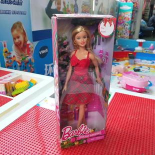 barbie芭比娃娃假日芭比珍藏版，洋娃娃女孩公主玩具生日礼物