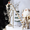 影楼用品圣诞树装饰挂件橱窗摆件金白色拐杖道具舞台拍摄23-90cm