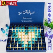 99朵手工折纸川崎玫瑰花diy手揉纸花材料包成品(包成品)礼盒情人节礼物