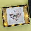 周年结婚纪念日相框照片定制diy情侣相框摆台送女友生日礼物特别