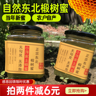 2023年新蜜东北长白山椴树蜜农家，自产原生态土蜂蜜无添加500g
