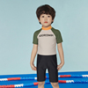爱多尔男童泳衣连体儿童，中大童泳裤2022夏季小童速干游泳套装