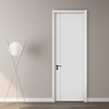 极简卧室门室内门白色房门房间门，实木复合烤漆门套装门木门定制门