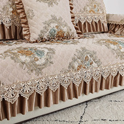 欧式奢华雪尼尔沙发垫四季通用沙发巾全盖客厅，组合沙发靠背巾