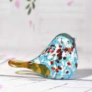 创意琉璃小摆件可爱动物装饰品玻璃小鸟生日礼物结婚桌面镇纸