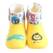 糖果色卡通儿童雨鞋男女童加绒雨靴子1-6岁宝宝水鞋防滑塑胶筒靴