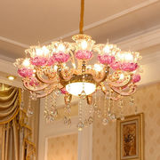 欧式水晶吊灯奢华客餐厅主，卧室锌合金简约现代大厅，别墅法式灯具