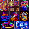 霓虹灯造型定制发光字，灯带logo酒吧创意，广告网红港式招牌复古