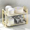 架碗双层简易沥水碗碟架放碗筷盘子收纳厨房家用洗碗水槽置物架子