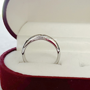 镀18k金10分高碳钻石戒指，男简约光璧内嵌男士，小钻戒婚礼仿真道具
