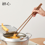 初心加长油炸鸡翅木筷子火锅，筷子炸油条木筷，捞面炒菜木长筷公筷
