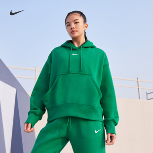Nike耐克PHOENIX女子OVERSIZE风套头连帽衫春季卫衣DQ5859
